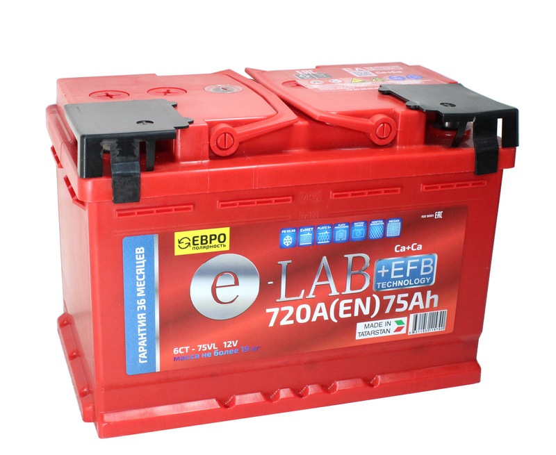 Аккумулятор ELAB EFB 6СТ