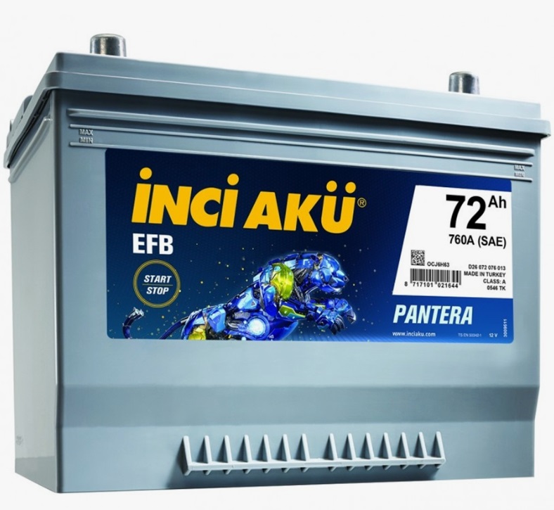 Inci Aku ASIA Nanogold Start-Stop EFB 6СТ