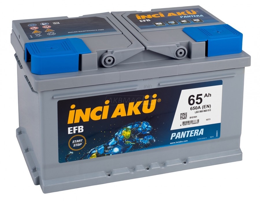 Inci Aku Nanogold Start-Stop EFB 6СТ